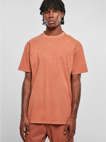 T-Shirt Urban Classics en marron : devant