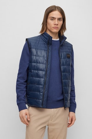 BOSS Vest 'Odeno' in Blue: front