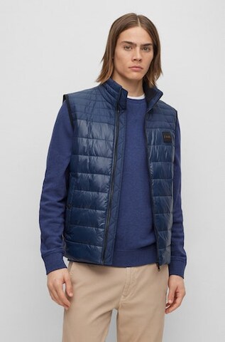 BOSS Bodywarmer 'Odeno' in Blauw: voorkant