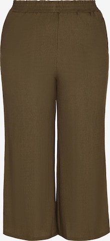 Loosefit Pantalon joella en vert : devant