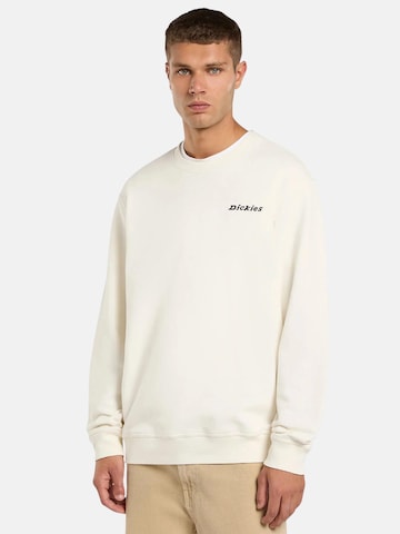 Felpa 'LORETTO' di DICKIES in bianco: frontale