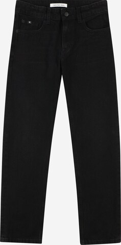 Calvin Klein Jeans Regular Jeans in Zwart: voorkant