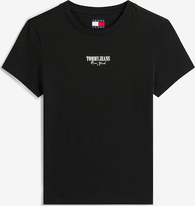 Tommy Jeans Majica 'Essential' u crna / bijela, Pregled proizvoda