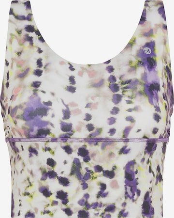 Reggiseno sportivo di DEHA in lilla: frontale