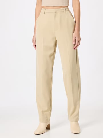 Regular Pantalon à plis 'Jadene' Global Funk en beige : devant