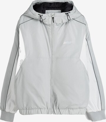 Bershka Between-Season Jacket in Grey: front