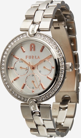 sidabrinė FURLA Analoginis (įprasto dizaino) laikrodis: priekis