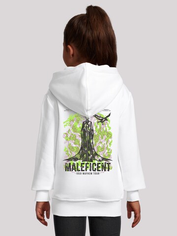 F4NT4STIC Sweatshirt 'Disney Bösewichte Maleficent Mayem Tour' in Wit: voorkant