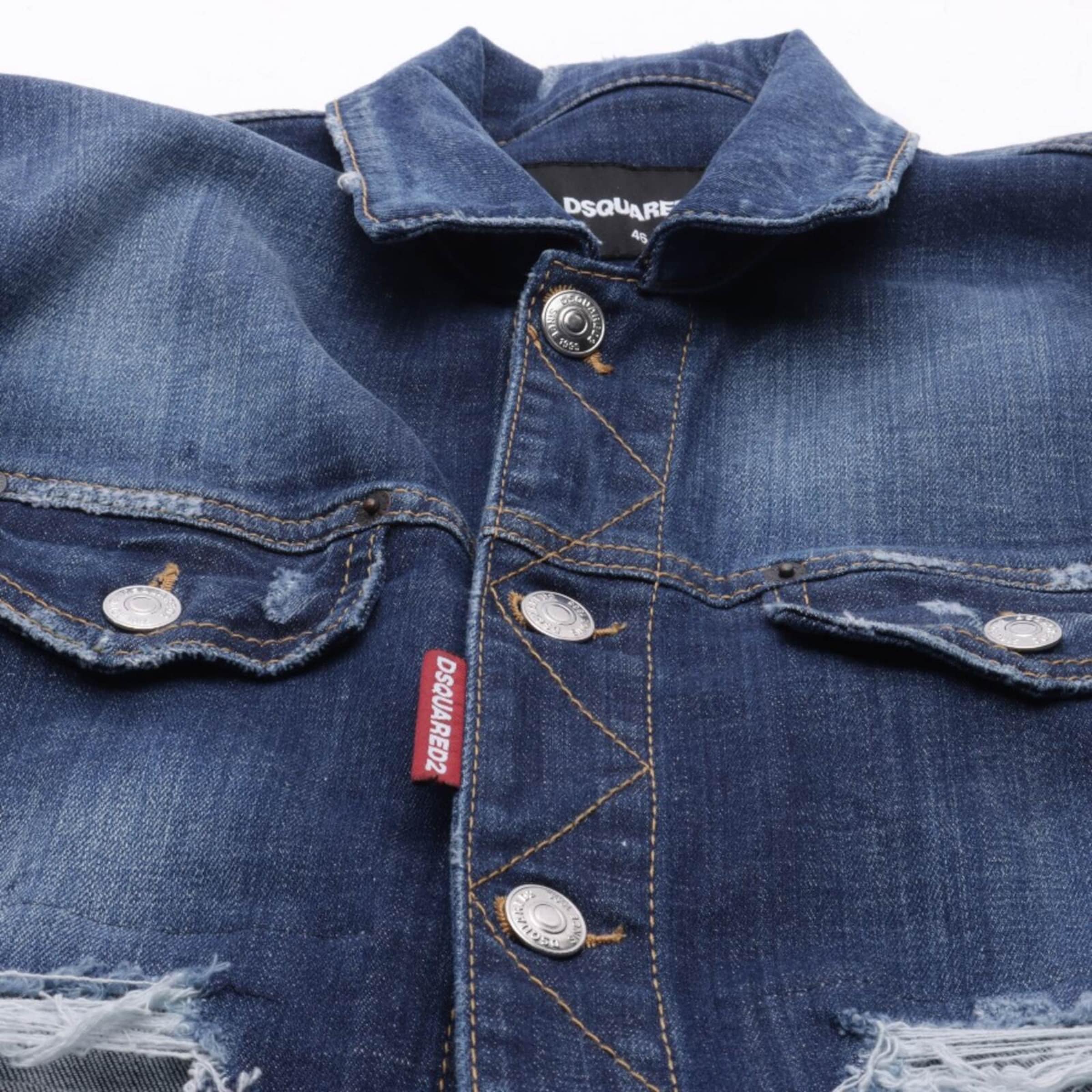 DSQUARED2 Jacket & Coat in S in Blue