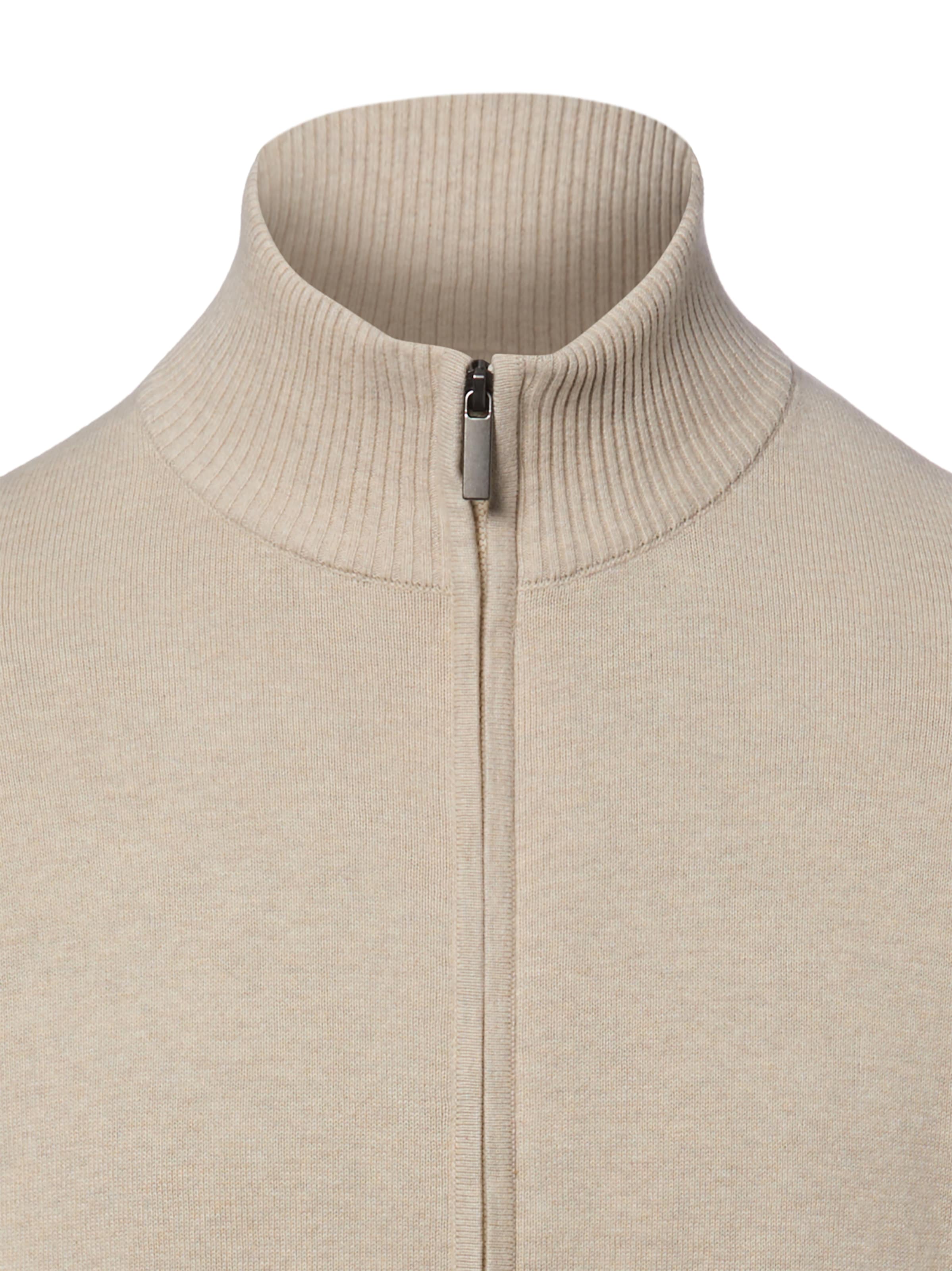 Nils Sundström Knit Cardigan in Beige