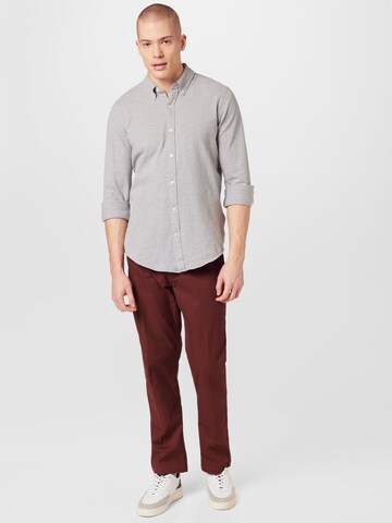 Abercrombie & Fitch Regular Fit Hemd in Grau