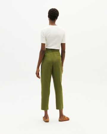 Regular Pantalon à pince 'Rina' Thinking MU en vert