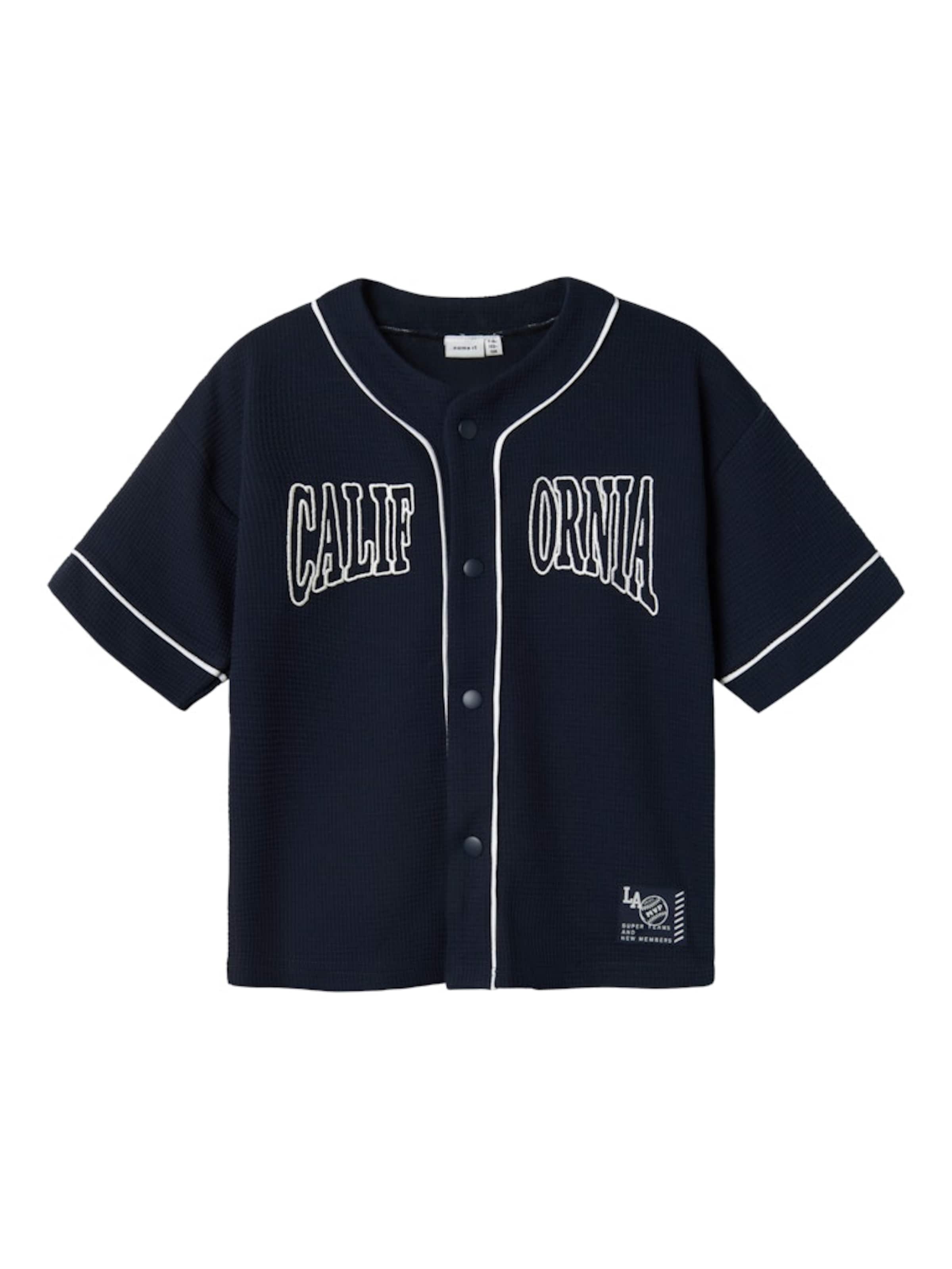 NAME IT Rovný strih Košeľa 'NKMDATTO' - Modrá: predná strana