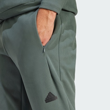 ADIDAS SPORTSWEAR Tapered Workout Pants 'Z.N.E.' in Green