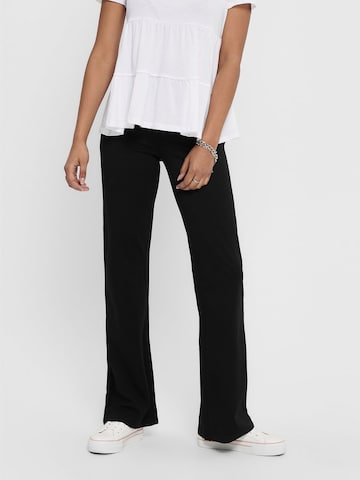 JDY Boot cut Trousers 'Pretty' in Black: front