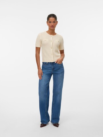 VERO MODA Knit cardigan 'VMHarva' in Beige