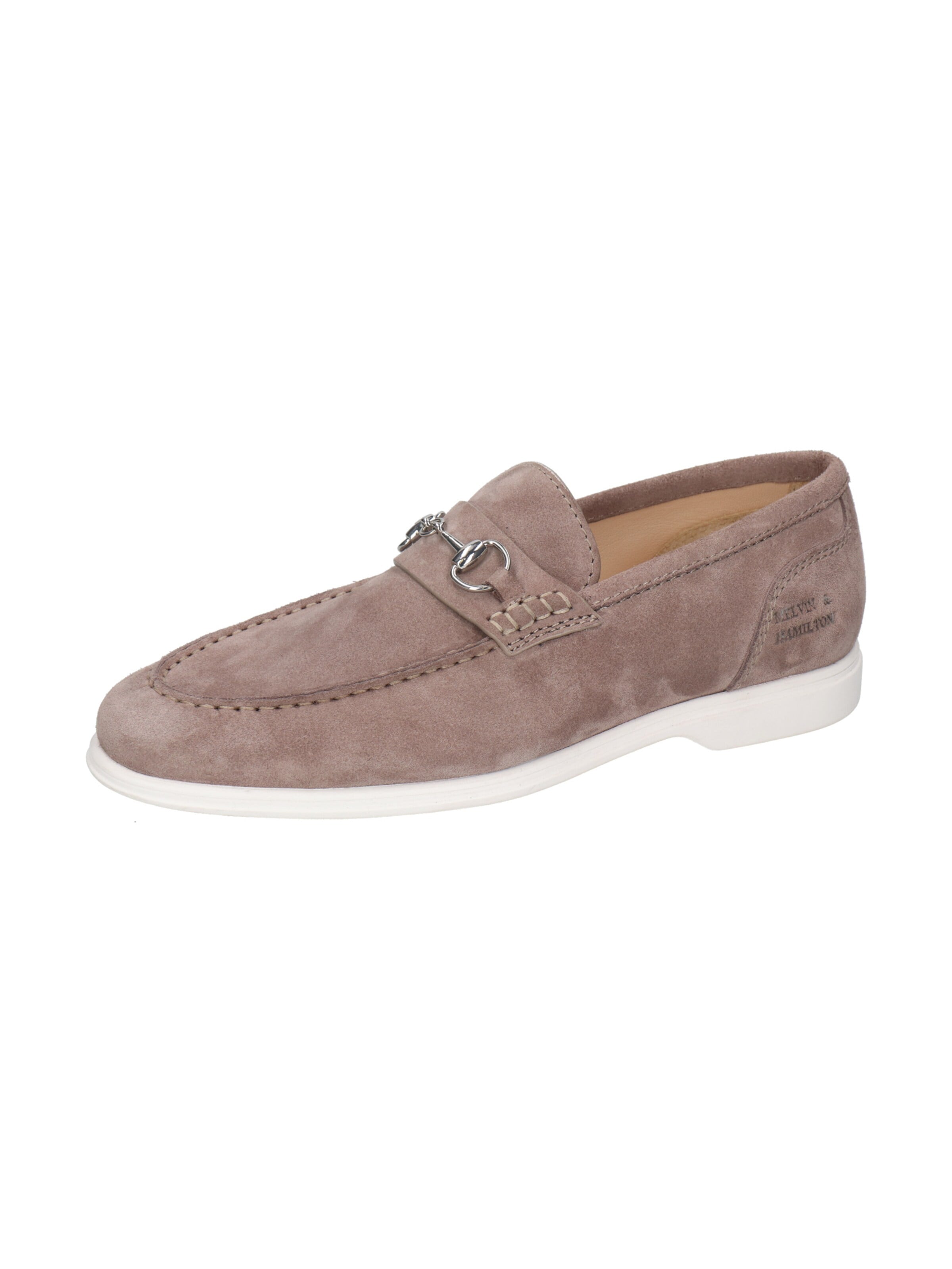 MELVIN & HAMILTON Moccasins 'Earl 28' in Grey: front