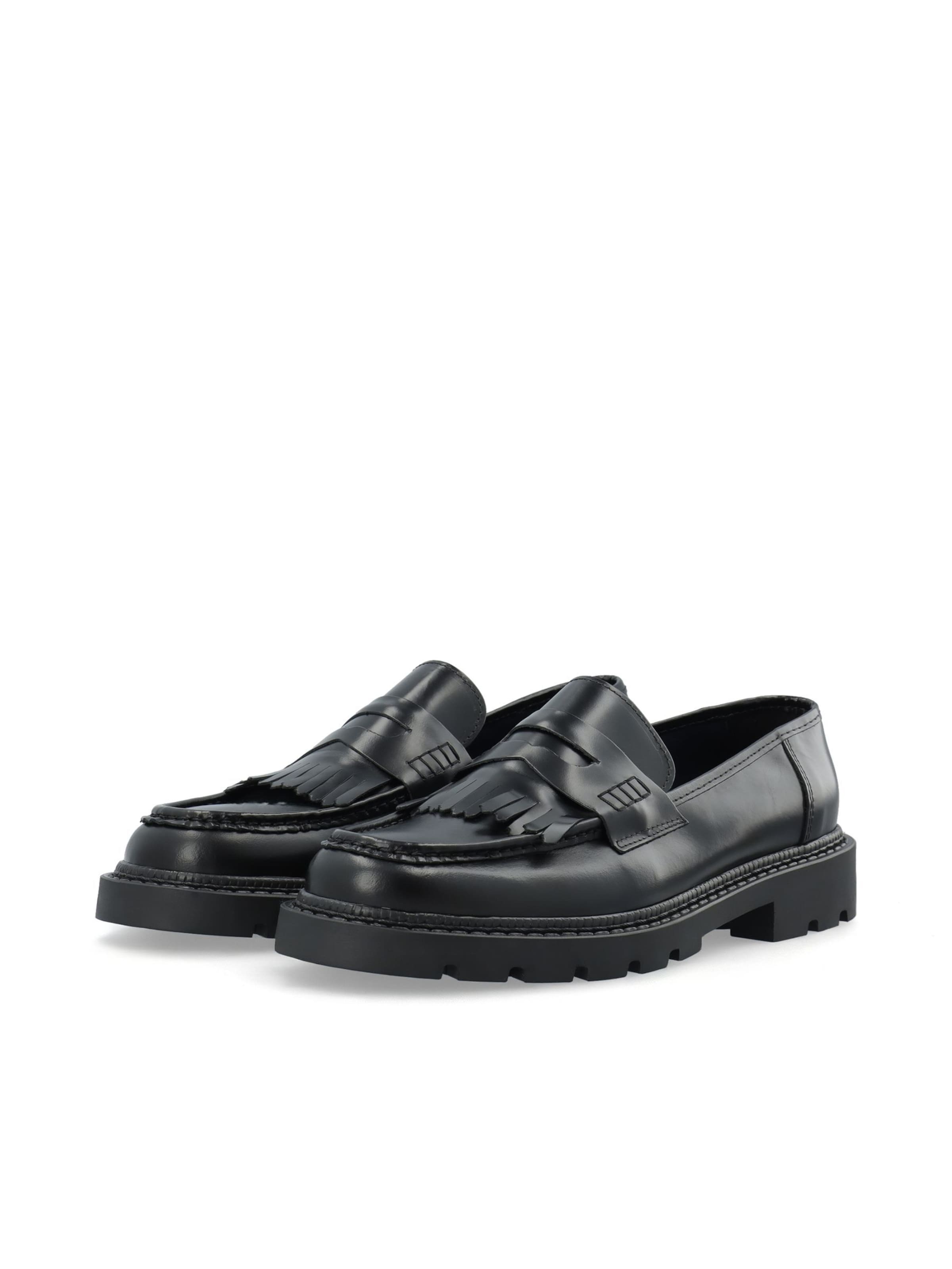 Chaussure basse 'Jeff' Bianco en noir