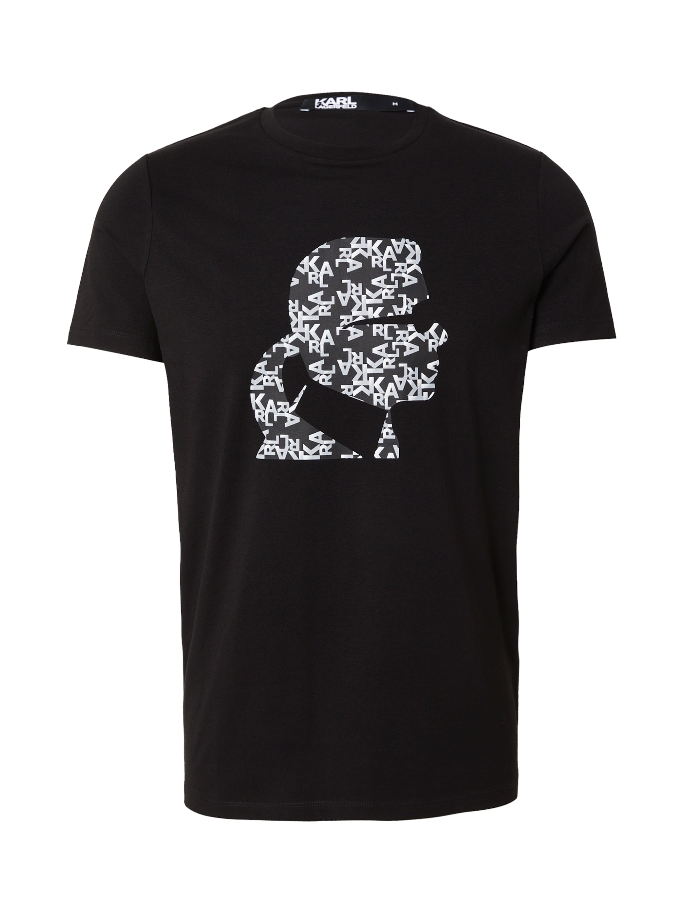 Karl Lagerfeld Póló - fekete: elől