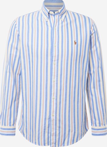 Coupe regular Chemise Polo Ralph Lauren en bleu : devant