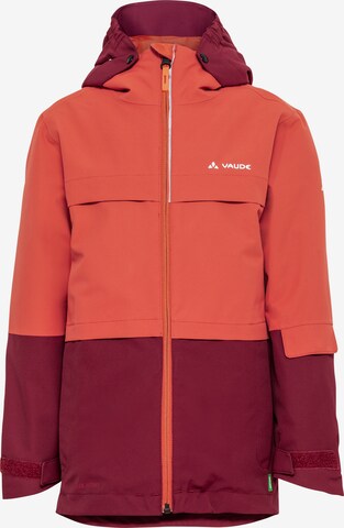 VAUDE Performance Jacket 'Snow Cup' in Orange: front