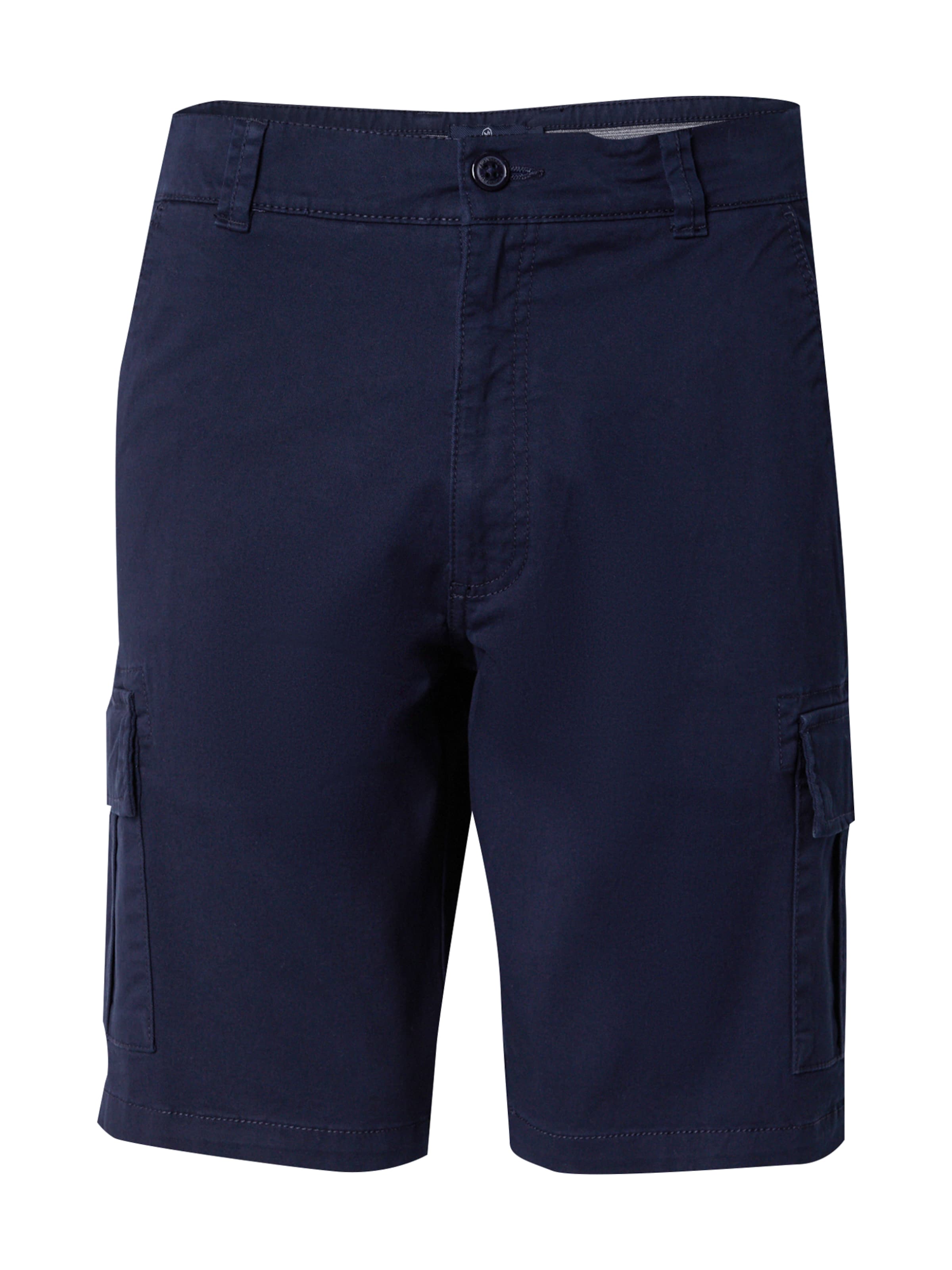 Kronstadt Regular Карго панталон 'Allen' в синьо: отпред