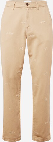 Regular Pantalon chino 'Kody' Les Deux en beige : devant