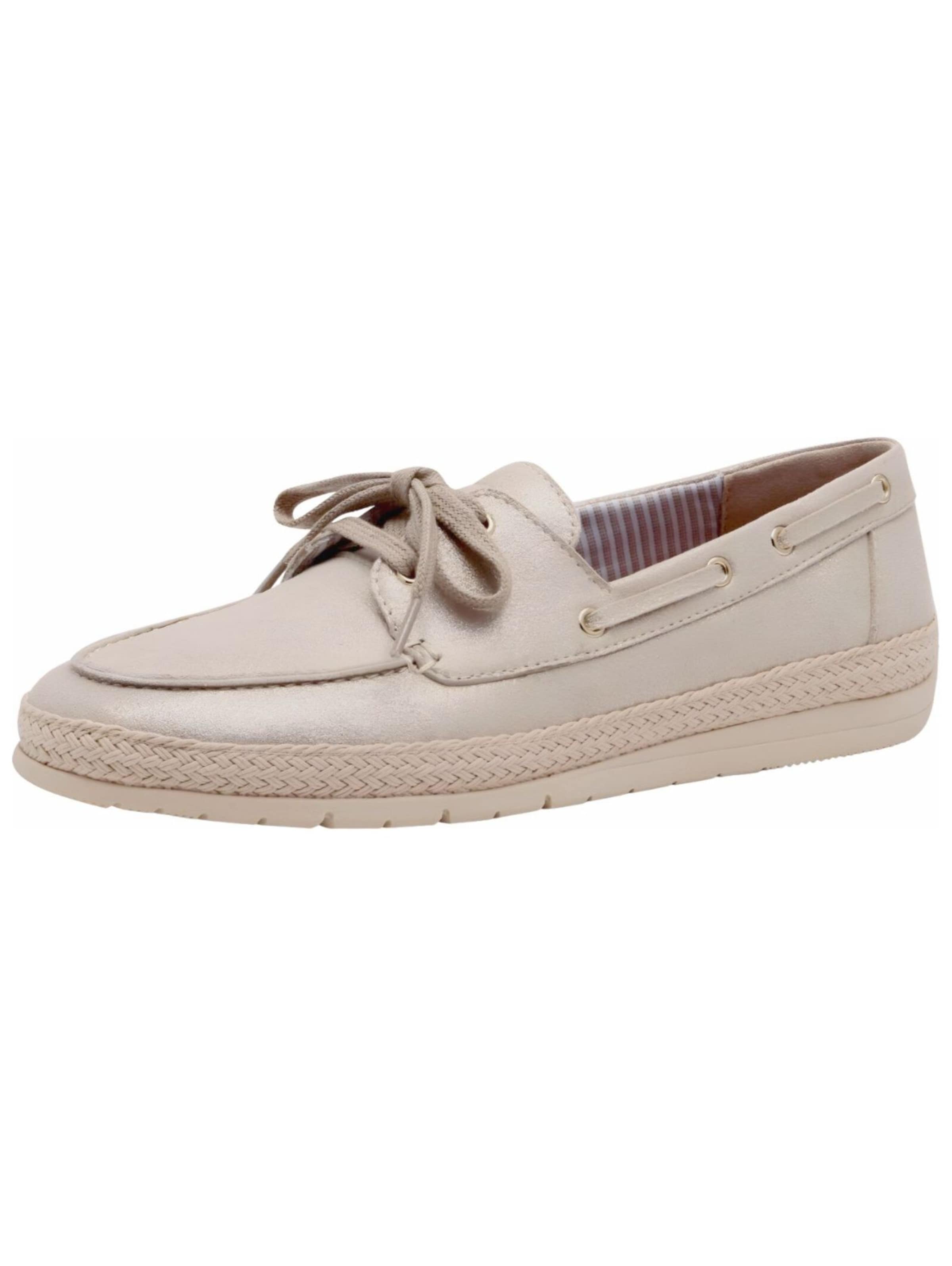Mocassino di Tamaris in beige: frontale