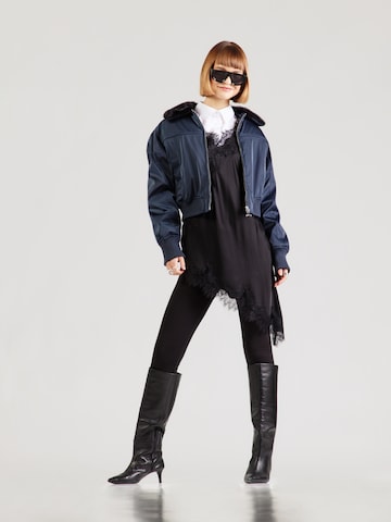 PATRIZIA PEPE Between-Season Jacket 'GIUBBOTTO' in Blue