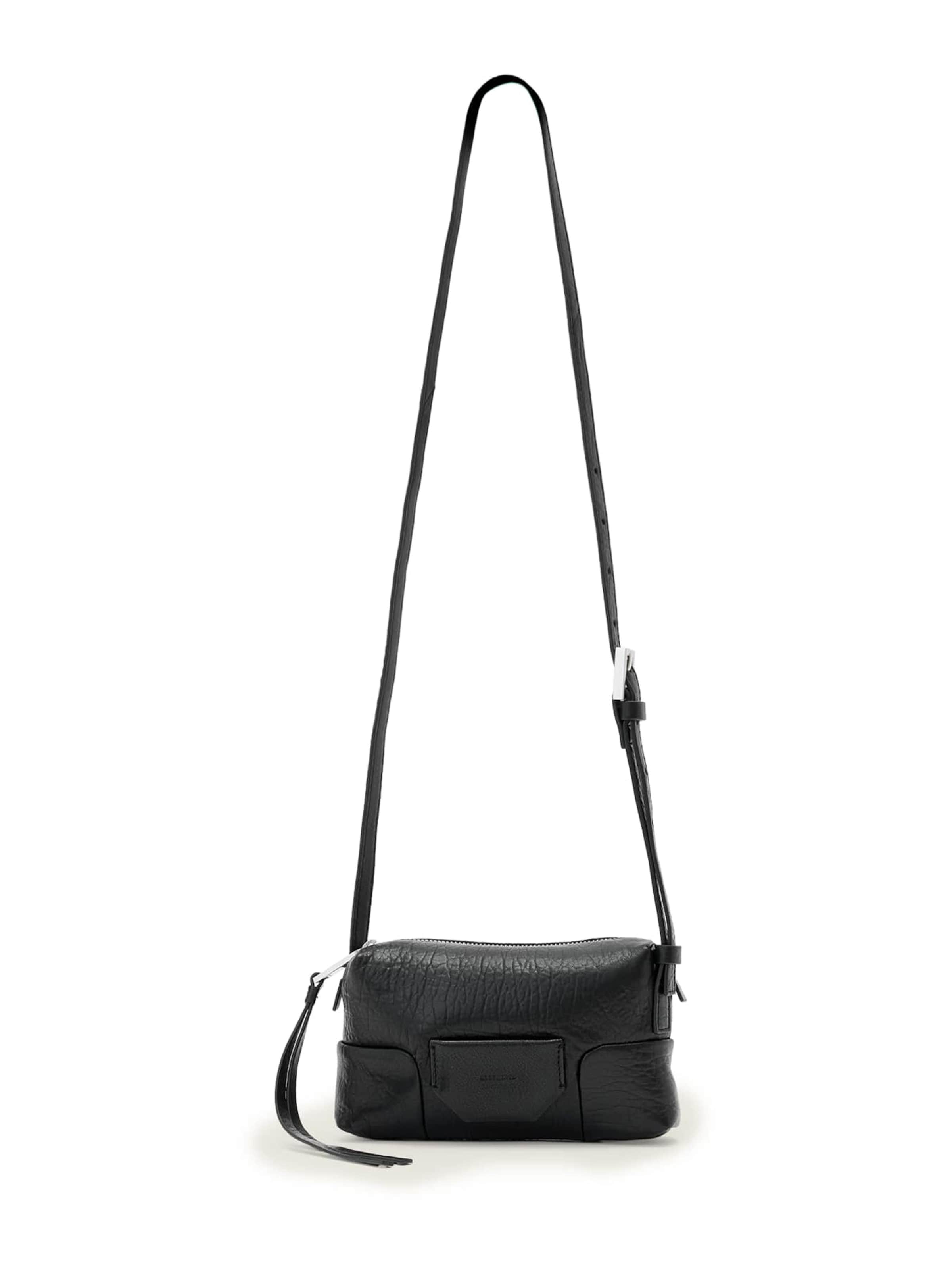 AllSaints - Bolso de hombro 'ARES' en negro: frente