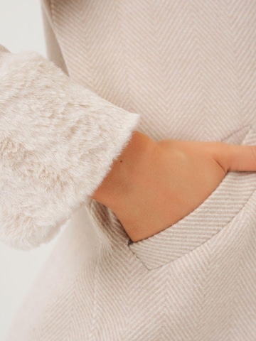 Bigdart - Sobretudo meia-estação em bege