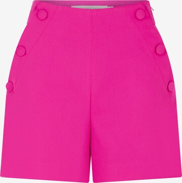 NAF NAF Regular Pants 'Ebiddie' in Pink: front