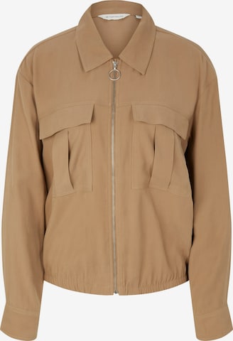 TOM TAILOR Between-Season Jacket in Beige: front