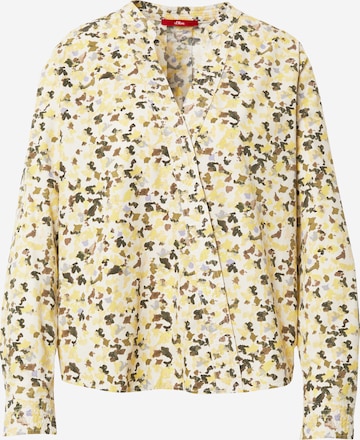 s.Oliver Blouse in Yellow: front