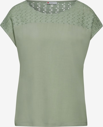 STREET ONE Тениска в зелено: отпред