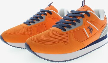 U.S. POLO ASSN. Sneakers laag 'Nobil' in Oranje: voorkant