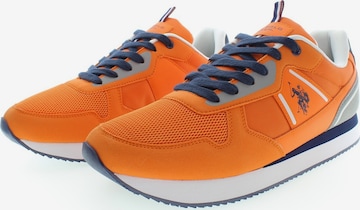U.S. POLO ASSN. Sneakers laag 'Nobil' in Oranje: voorkant