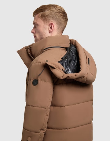 khujo Wintermantel 'Pike' in Braun