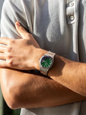 Lotus Analoog horloge in Groen