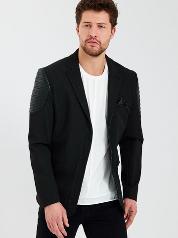 Ron Tomson Outdoor jacket in Black: front