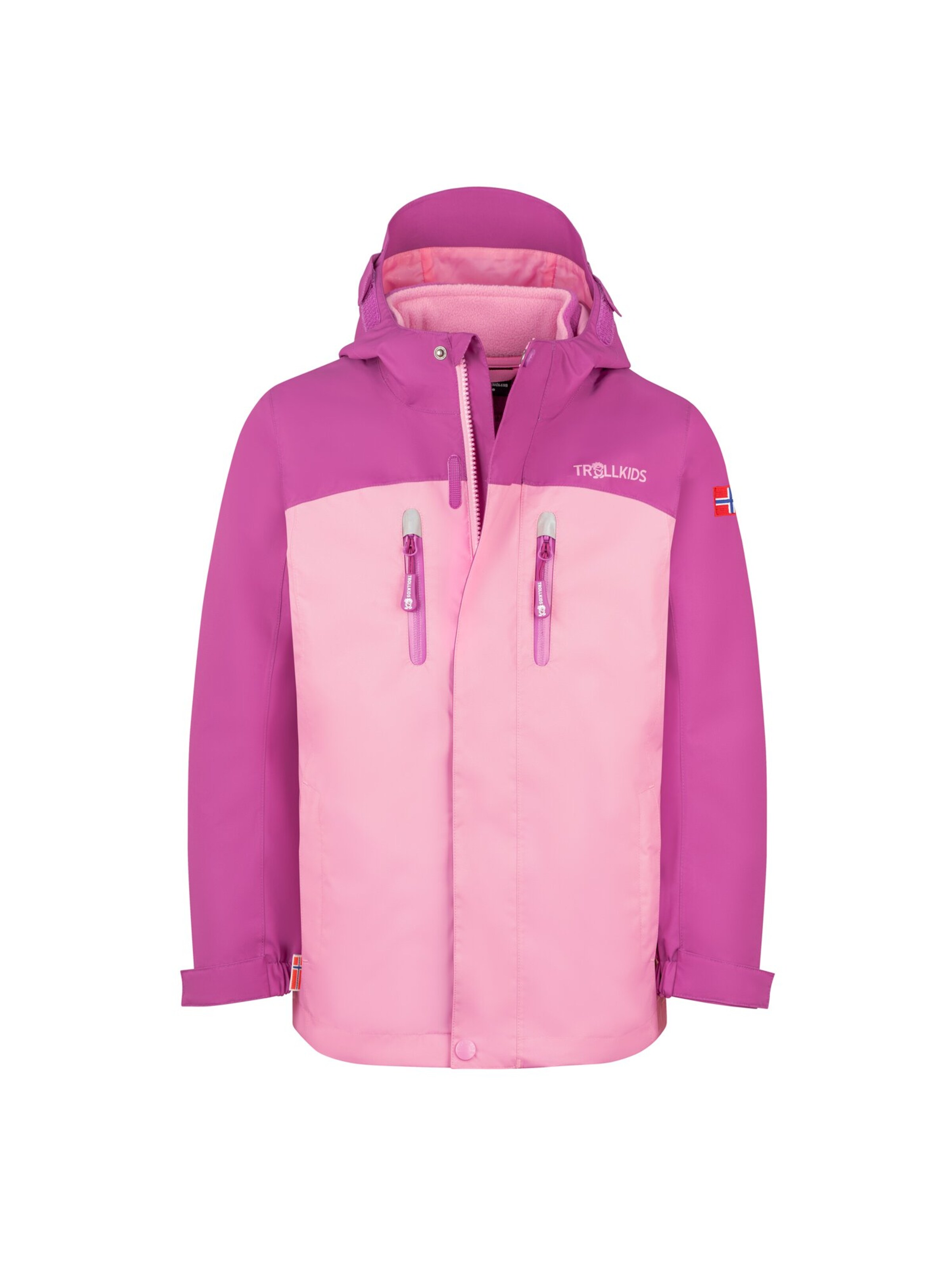 TROLLKIDS Outdoor jacket in Purple: front