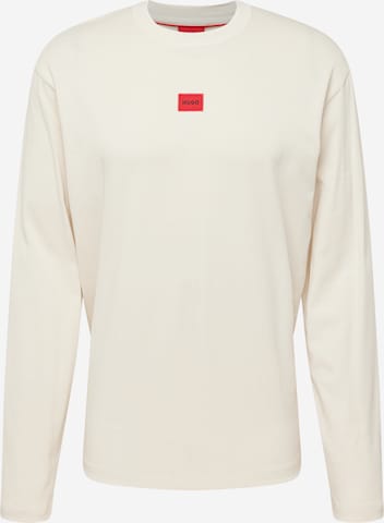 HUGO Red - Camiseta 'Diragoto' en blanco: frente