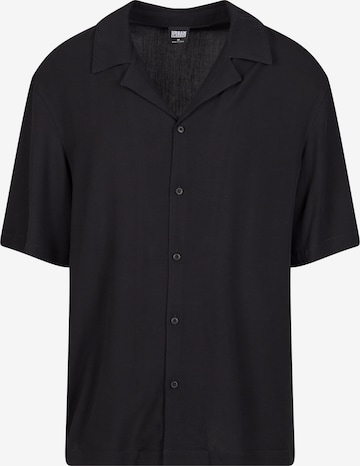 Comfort fit Camicia di Urban Classics in nero: frontale