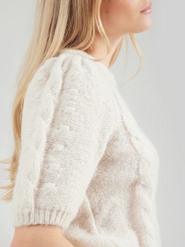 VERO MODA Pulóver - bézs