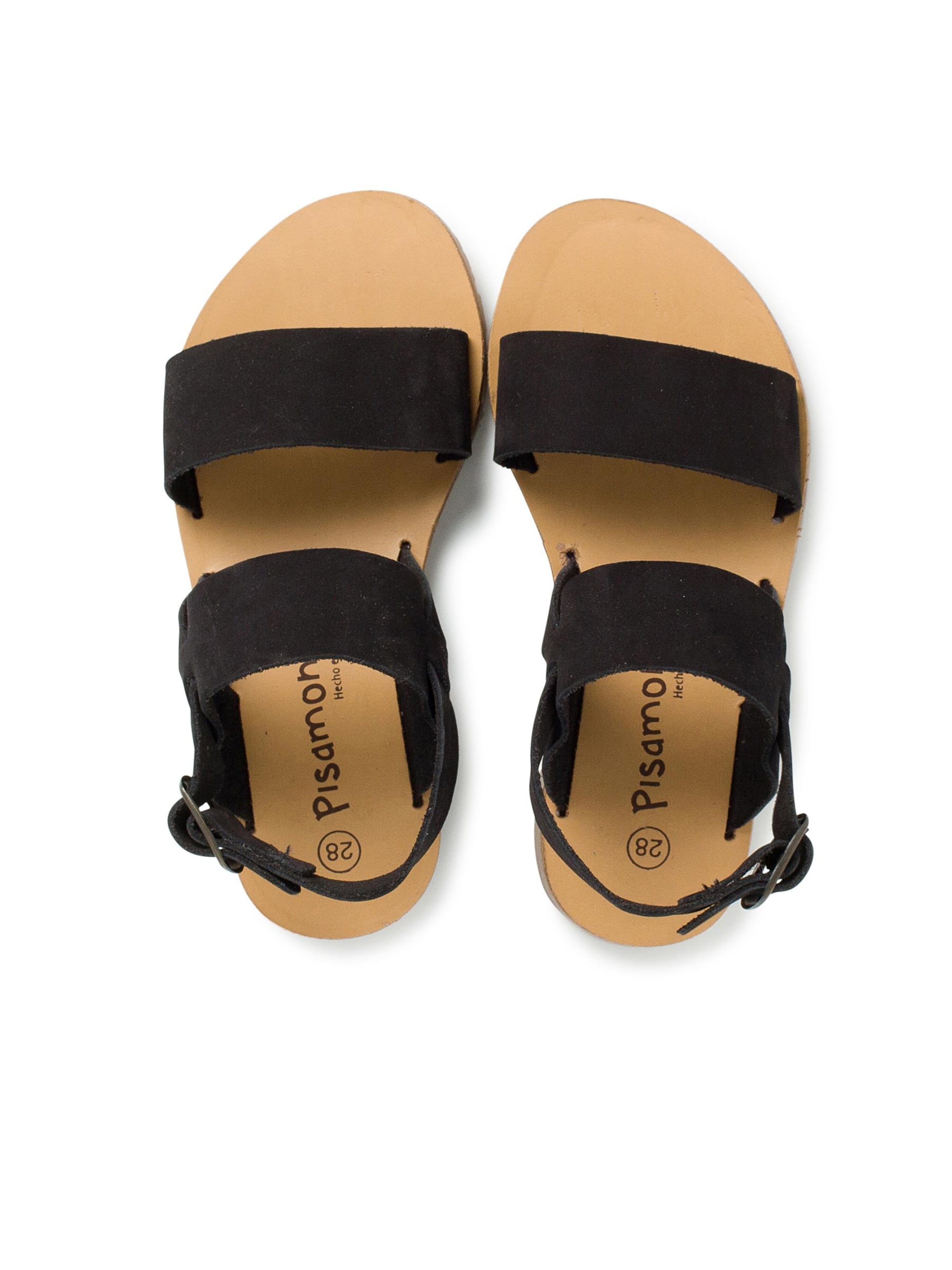 Sandales Pisamonas en noir