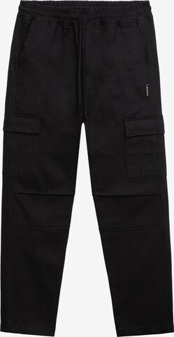 Loosefit Pantaloni cargo di Prohibited in nero: frontale