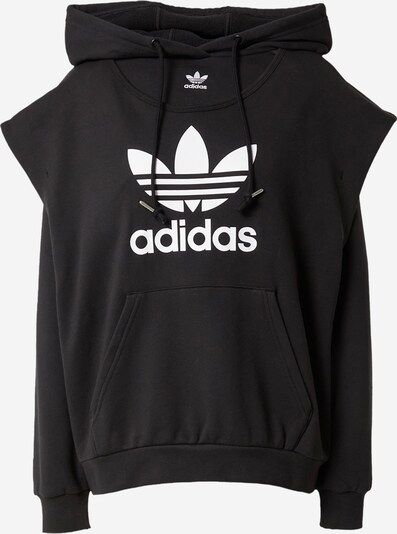 ADIDAS ORIGINALS Sweatshirt 'Always Original Trefoil' in de kleur Zwart / Wit, Productweergave