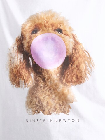 EINSTEIN & NEWTON Футболка 'Bubble Poodle' в Белый