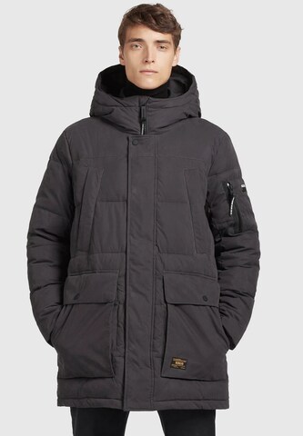 khujo Winter Jacket in Grey: front