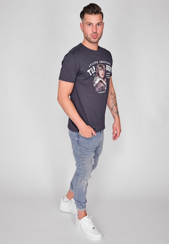 TOP GUN Shirt 'TG20213028' in Blauw